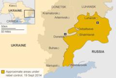 Ukraine crisis in maps BBC News