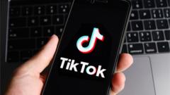 TikTok on a mobile