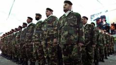 Milicianos de Hezbolá.