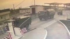 convoy enters from crimea