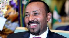 Ethiopian Prime Minister Abiy Ahmed attends the High Level Consultation Meetings of Heads of State and Government on the situation in the Democratic Republic of Congo at the African Union Headquarters in Addis Ababa, Ethiopia, 17 January, 2019.