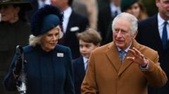 King Charles and Camilla, the Queen Consort at Sandringham