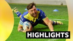 Warrington go top of Super League with rout of Wigan