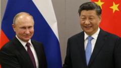 Vladimir Putin na Xi Jingping