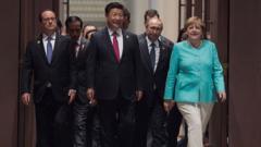 Thủ tướng Đức Angela Merkel tham dự G20 năm 2016