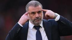 Postecoglou says '100% of Spurs fans' want to beat Man City