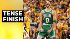 Tatum stars as Celtics fight back to beat Pacers