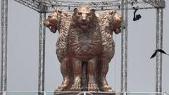 Lions statue