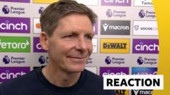 A great end to the season for Palace - Glasner