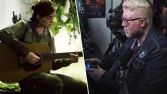 Steve Saylor playing The Last of Us Part II