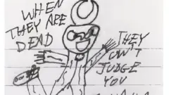 COUNTER TERRORISM POLICING NORTH EAST Sketch drawn by the defendant