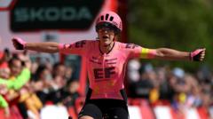 Faulkner wins Vuelta stage as Vos takes red jersey