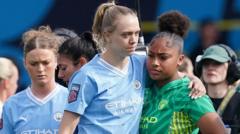 WSL title race 'wide open' after Chelsea run riot and Man City lose