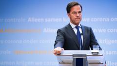 Dutch Prime Minister Mark Rutte provides an explanation of the tightening of the coronavirus measures in the Netherlands, during a press conference in The Hague, the Netherlands, 13 October 2020