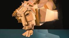 Sculpture - Cardboard Catastrophe, Simon Bingle, 2022