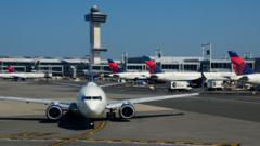 Aviones en el aeropuerto JFK