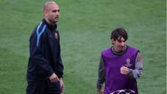 Pep Guardiola ve Lionel Messi