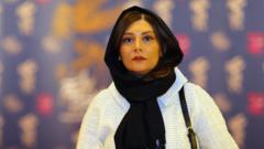 Iranian actress Hengameh Ghaziani