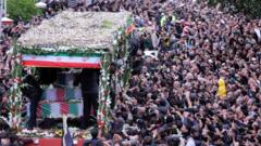 Thousands at Iran president's funeral procession