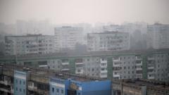 Дым от пожаров в Кемерово