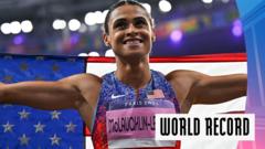 USA's McLaughlin-Levrone takes hurdles gold in world record