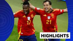 Highlights: Spain beat England to win Euro 2024 with late goal