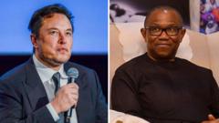 Di manipulated video show Elon Musk dey endorse Peter Obi