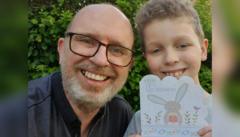 Boy's first birthday card delivered almost nine years late