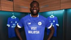 Cardiff sign Hertha Berlin striker Kanga on loan