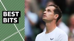 Watch the best bits from Murray's emotional Centre Court interview