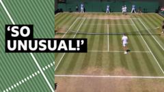 'That doesn't happen too often' - Net randomly pops off on Court Three
