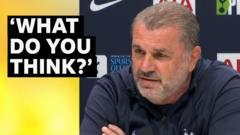 ‘Aren’t we just going to try to win?’ – Postecoglou on Man City match