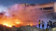 Fire at Nasiriya hospital, Iraq (12 July)