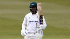 Ahmed shines with bat as Leics draw with Northants