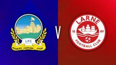 Watch: Larne draw with Linfield to put one hand on title