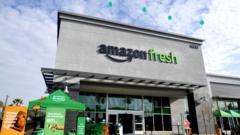 Amazon Fresh store in the US.