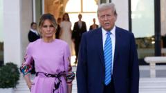 Donald Trump says hush-money trial 'very hard' on wife Melania