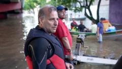 El hombre que rescató a unas 300 personas en las históricas inundaciones en el sur de Brasil sin saber nadar