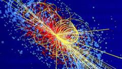 大型強子對撞機質子碰撞產生的粒子