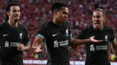 Liverpool cruise past Man Utd in friendly