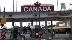 frontera de Canadá.