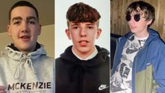 Teenager admits killing three friends in crash