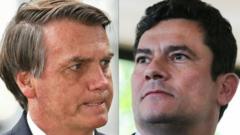 Bolsonaro e Moro vivem intensa troca de acusações desde que o ministro deixou o governo, no fim de abril