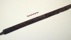 Twelve hundred year old Viking sword