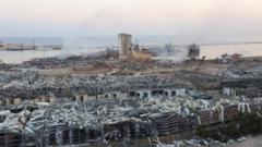 Beirut Explosion: Frantic Search For Survivors Of Deadly Blast - BBC News