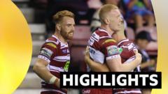 Wigan come back to beat Giants and go top