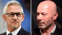 Lineker and Shearer defend England criticism after Kane comments