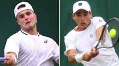 Fery, Broom & Glasspool progress in Wimbledon doubles