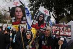 イスラエル人人質の親族による抗議活動