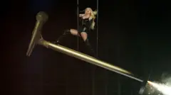 Reuters Erika Vikman performs at Eurovision 2025